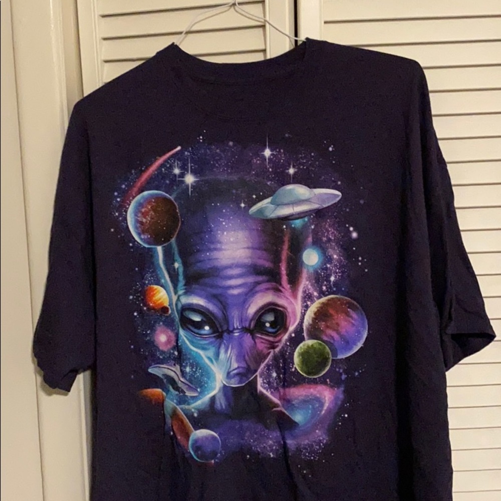 Cosmic Alien UFO T-shirt